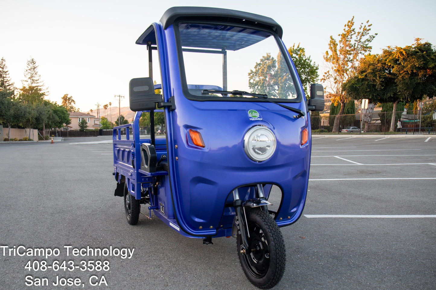TriCampo electric haul tricycle -- Small
