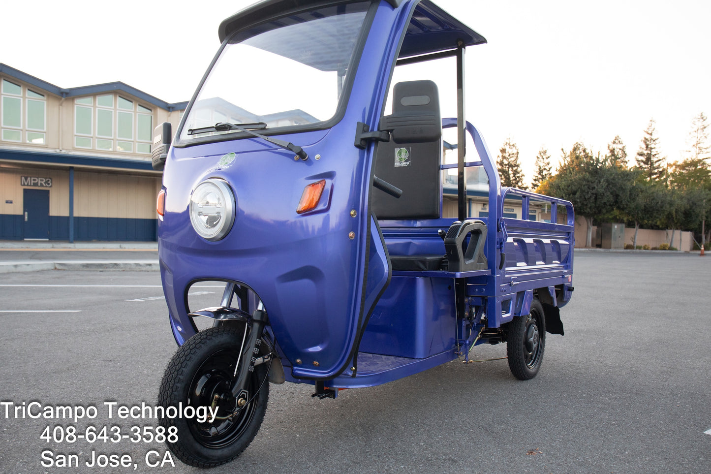 TriCampo electric haul tricycle -- Small
