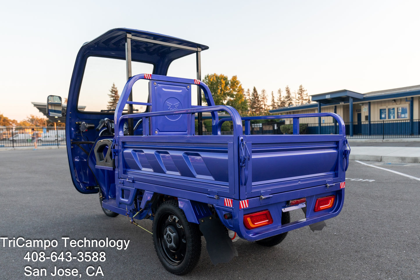 TriCampo electric haul tricycle -- Small