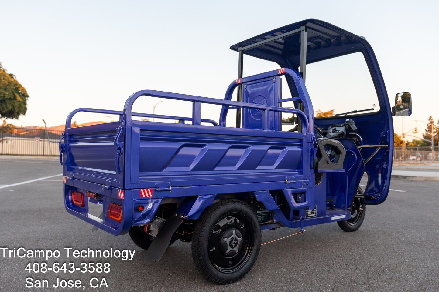 TriCampo electric haul tricycle -- Small