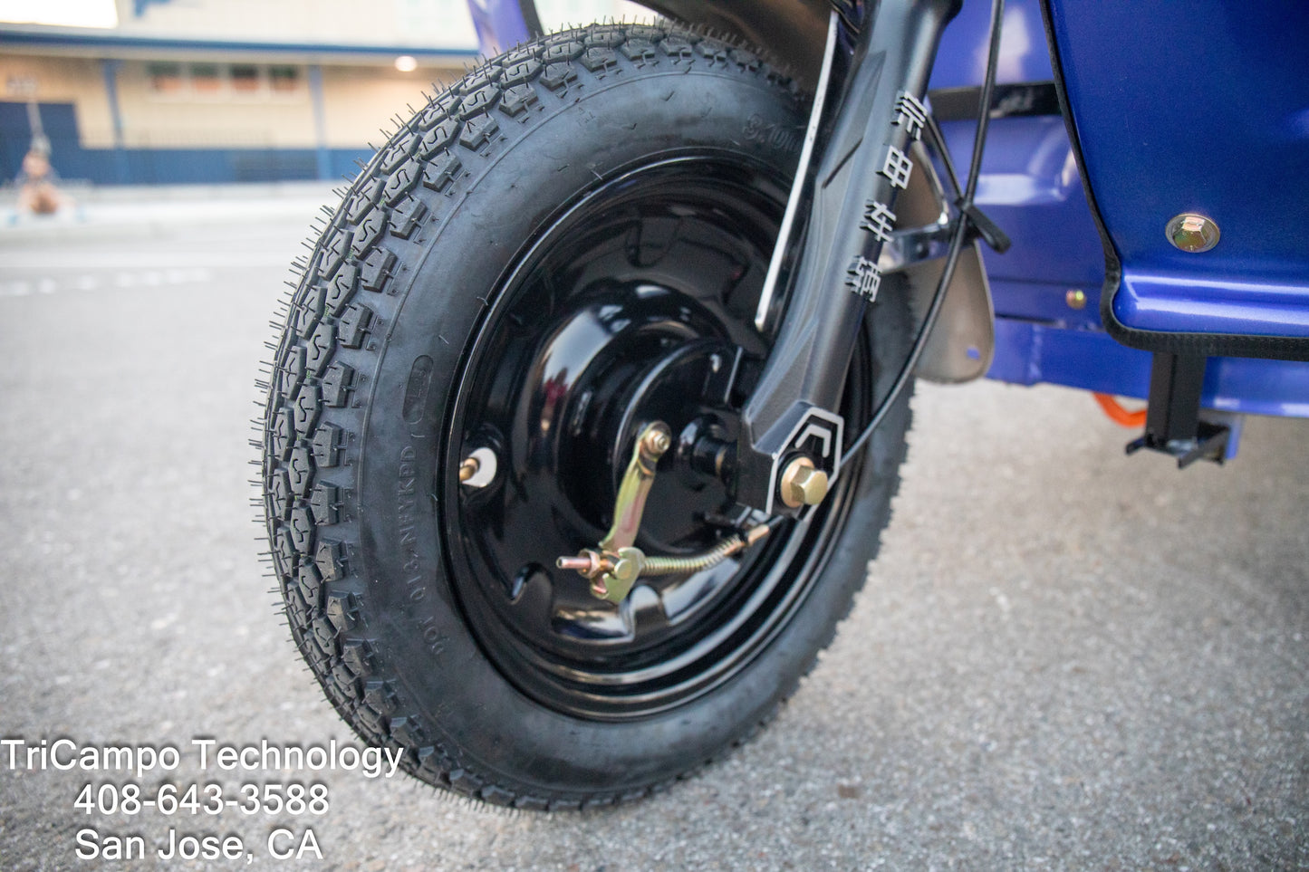TriCampo electric haul tricycle -- Small